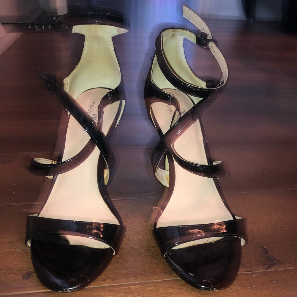 Shiny Black Heels